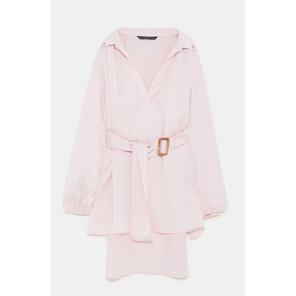 ❌SOLD❌Zara blouse with belt - Picture 3 of 3